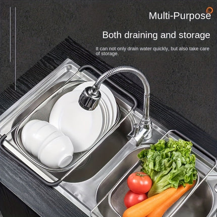 Expandable Sink Strainer Basket, Sink Drainer for Fruits and Vegetables – image 5