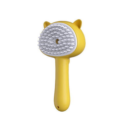 Rechargeable Self-Cleaning Slicker Brush with Steam Technology | Multi-Purpose Grooming Tool for Cats and Dogs