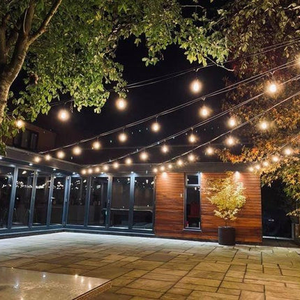 Patio Lights Plug In, Commercial Grade Weatherproof Bistro Lights with LED Bulbs – image 4