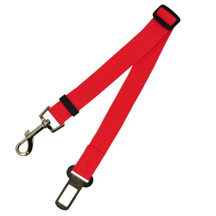 Durable Polyester Dog Leash with Fixed Strap for Safety | Adjustable Length for Comfortable Car Rides