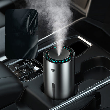 Car Humidifier with Anion Function & 300 ml/h Output | USB-Powered Air Purifier for Comfortable Drives