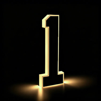 Solar House Number Light with Automatic Dusk Sensor | Modern Black Design for Enhanced Nighttime Visibility