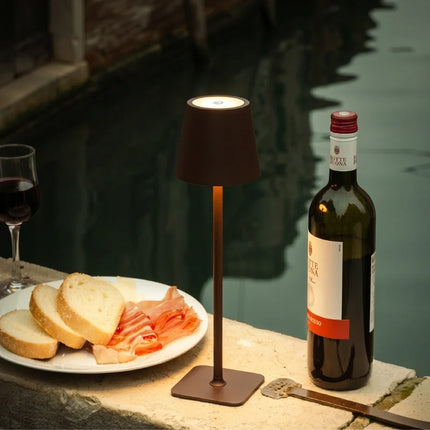 Dimmable Tall Cordless Table Lamp with Touch Control | Waterproof Design for Indoor and Outdoor Ambiance