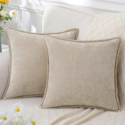 Decorative Throw Pillow Covers, Couch Cushion Covers with Zipper for Home Decor – image 23