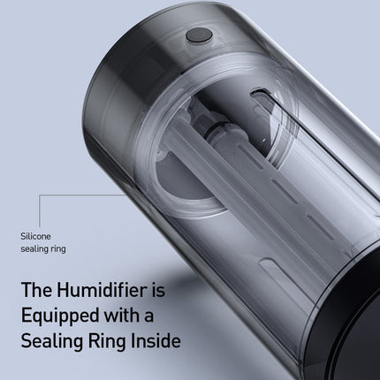 Car Humidifier with Anion Function & 300 ml/h Output | USB-Powered Air Purifier for Comfortable Drives