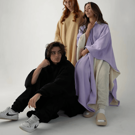 Oversized Hoodie for Women, Weighted Hoodie with Fur Trim – image 34
