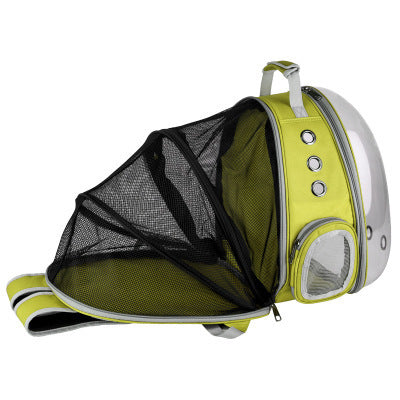 Portable Pet Backpack Carrier Bubble with Transparent Window | Lightweight Design for 360-Degree Sightseeing