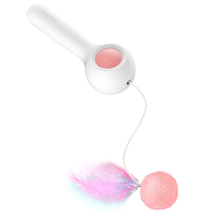 Gravity Cat Stick Toy with Interactive Hairball | Extendable Design for Endless Playtime Fun