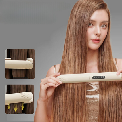 Hair Straightener and Curler 2 in 1, Ceramic Flat Iron for Wet and Dry Hair – image 5