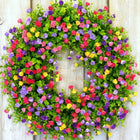 Front Door Wreath for Spring and Summer, Spring Wreaths with Eucalyptus – image 9