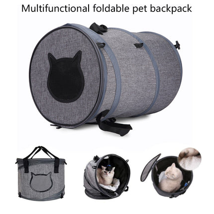 Foldable Pet Carrier Bag for Dogs and Cats with Skylight Design | Lightweight, Washable Travel Solution for Road Trips and Outdoor Adventures