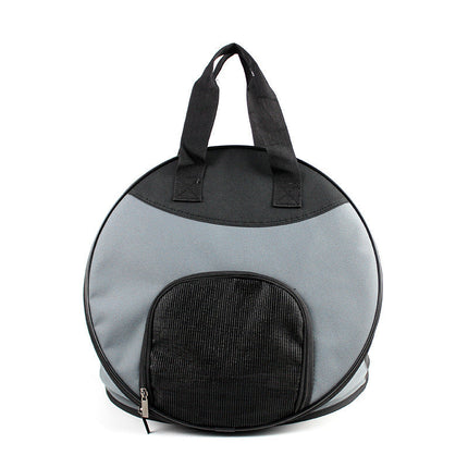 Portable Breathable Pet Carrier with Mesh Windows | Durable Polyester Handbag for Comfortable Travel
