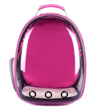 Portable Pet Backpack Carrier Bubble with Transparent Window | Lightweight Design for 360-Degree Sightseeing