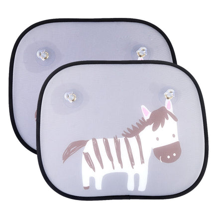 Baby Car Window Sun Shades with Cute Cartoon Designs | UV Protection and Sunlight Blockers for Kids and Pets