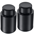 Wine Stopper, Vacuum Bottle Stopper with Date Indicator, Wine Preserver to Keep Wine Fresh, 2 Pack or 4 Pack
