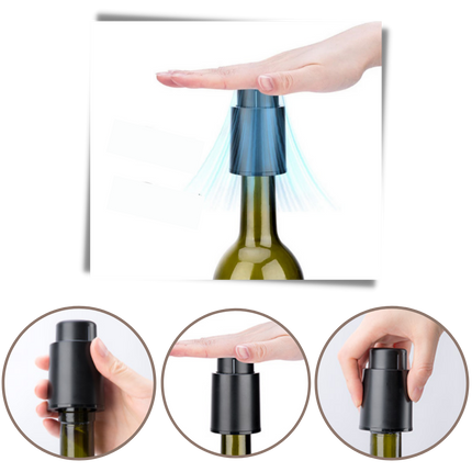 Wine Stopper, Vacuum Bottle Stopper with Date Indicator – image 4