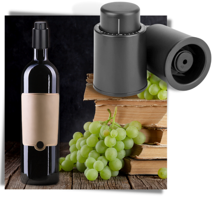 Wine Stopper, Vacuum Bottle Stopper with Date Indicator