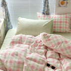 Pink / Twin Flat Sheet Set