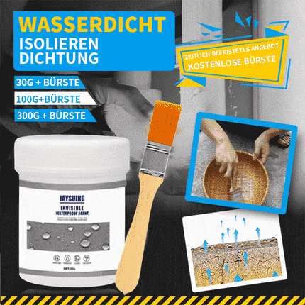 Waterproof Sealant, Clear Concrete Sealer for Cracks and Leaks, Roof Sealant, Rubber Sealant Waterproof Paint with Brush