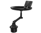 Adjustable Car Cup Holder Food Tray with Elegant Black Design | Perfect for On-the-Go Dining and Travel