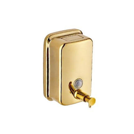Soap Dispenser Wall Mount, Gold Stainless Steel Soap Dispenser 27 oz