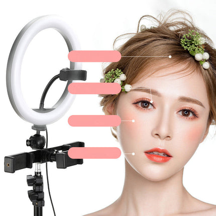 Ring Selfie Beautifying Light with 10-Inch Diameter | Portable Fill Light for Perfect Selfies and Videos