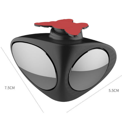 Triangle Rearview Mirror with Adjustable Swivel Mount | Enhanced Visibility for Safe Driving and Blind Spot Elimination