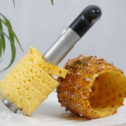 Stainless Steel Pineapple Peeler and Slicer with Ergonomic Handle | Efficient Tool for Easy Pineapple Preparation