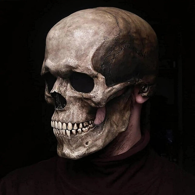 Scary Halloween Masks, Latex Skull Mask Full Face, Creepy Skeleton Mask for Costume Party and Cosplay
