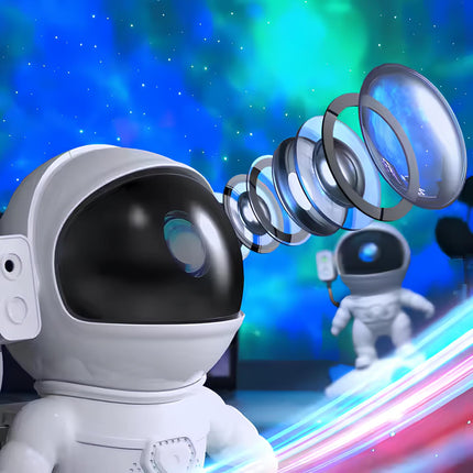 Galaxy Projection Light with 13 Ultra HD 4K Films | Rocket-Shaped Night Light for Stunning Cosmic Experiences
