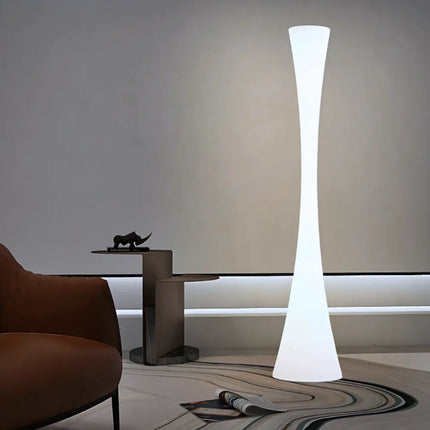 Weatherproof Floor Lamp with Hourglass Design & Remote Control | Versatile Illumination for Indoor and Outdoor Spaces