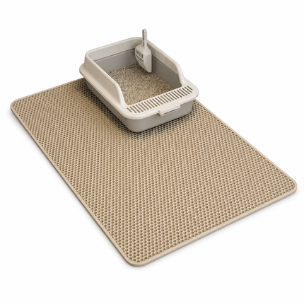 Cat Litter Mats, Double Layer Litter Box Mat with Waterproof Non Slip Design – image 6