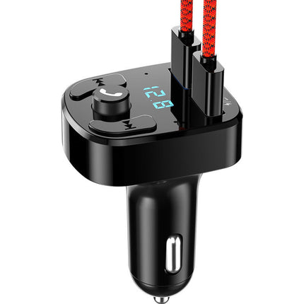 Car MP3 Player with Bluetooth 5.0 & Dual USB Ports | Fast Charging & Seamless Music Streaming for Road Trips