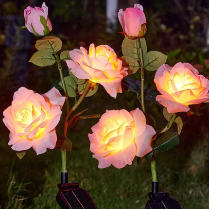 Solar Flower Lights for Garden with Timeless Floral Design | Durable Outdoor Décor for Enchanting Nighttime Glow