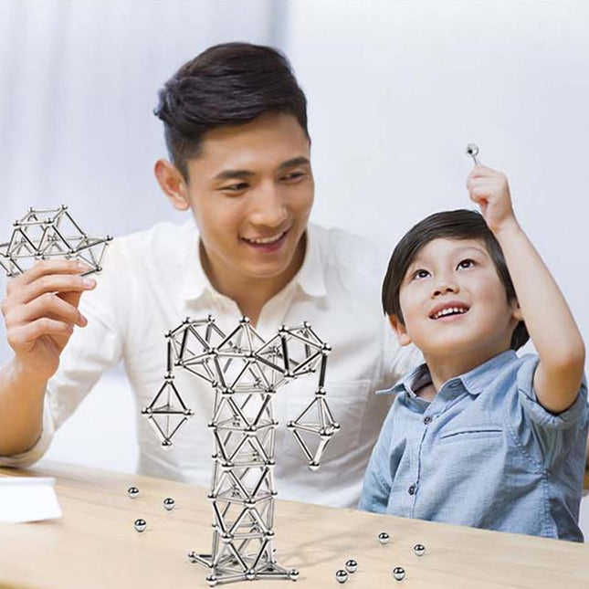 DIY Magnetic Balls and Rod Set, Magnet Toys