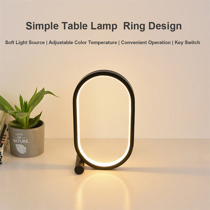 USB Plug-In Iron Lamp with Touch Control | Modern Minimalist Design for Energy-Efficient Home Lighting