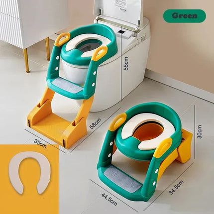 Collapsible Travel Potty Seat, Potty Training Toilet Seat for Home and On the Go – image 11