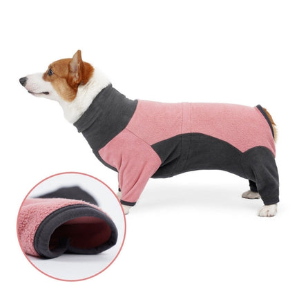 Fleece Dog Coat for Winter with Adjustable Hood | Cozy Quadruped Clothing for All Breeds