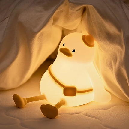 SqueezeBuddies Night Light with Adjustable Brightness | Portable Rechargeable Light for Cozy Bedtime Atmosphere