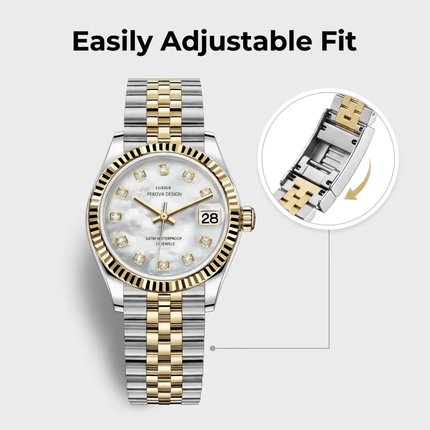 Stainless Steel Watch, Classic Minimalist Wrist Watch with Scratch Resistant Glass – image 4