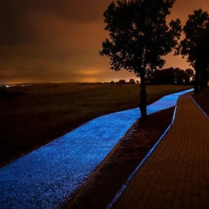 Luminous Glow Pebbles with Light-Absorbing Effect | Waterproof Decorative Stones for Gardens and Aquariums
