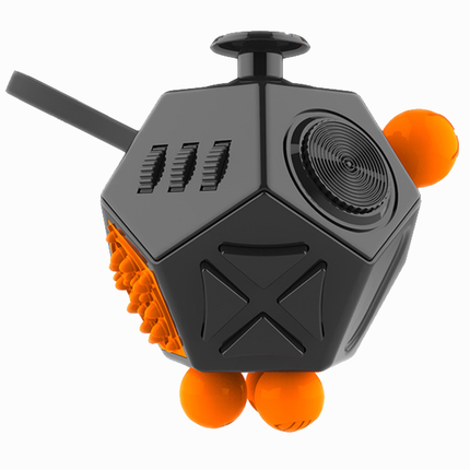 Fidget Cube 12 Sided Stress Cube, Sensory Fidget Toy for Stress Relief