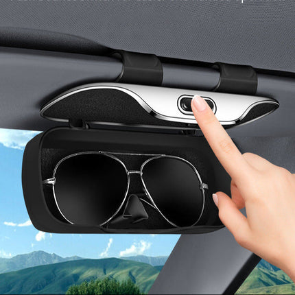 Car Sunglasses Holder with Clip for Sun Visor, Car Accessories