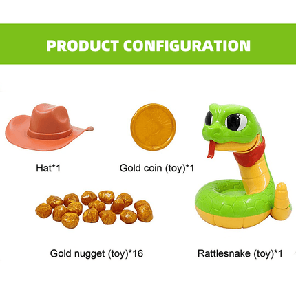 Family Games, Snake Board Game with Gold Nuggets – image 8