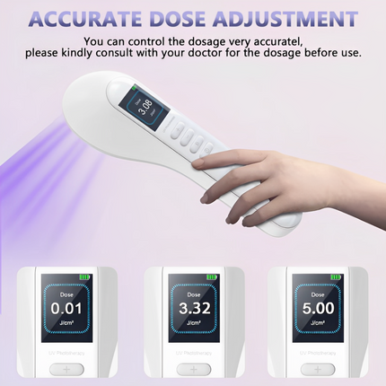 UVB Lamp 308nm for Home Use, Portable UVB Phototherapy Lamp – image 5