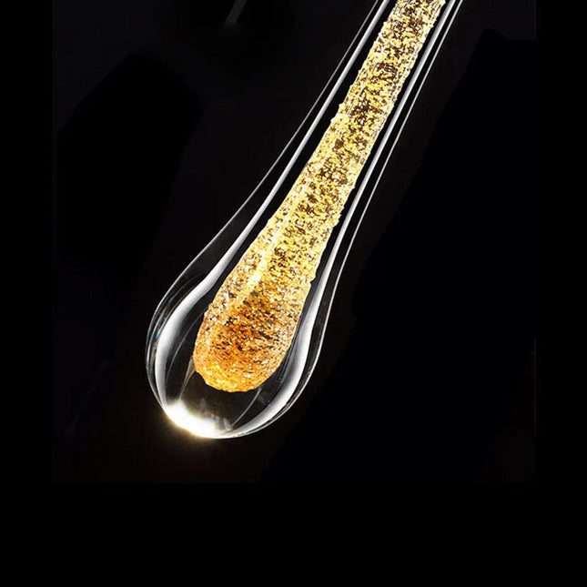 Modern Wall Sconce, Glass Wall Light with Gold Accents, LED Sconce Light Fixture for Living Room and Bedroom_01