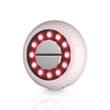 Red Light Therapy Face Device with EMS Technology & Vibration Massage | Anti-Aging and Acne Treatment for Glowing Skin