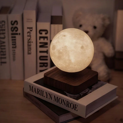 Levitating Lamp with Magnetic Rotation and Realistic Planet Design | Ambient Glow for Cosmic Home Decor