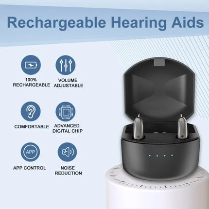 Behind the Ear Hearing Aids, Bluetooth Hearing Aid with App Control – image 5