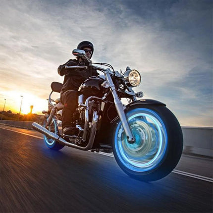 Tire Valve Caps with LED Light, Motion Activated Bike Wheel Lights